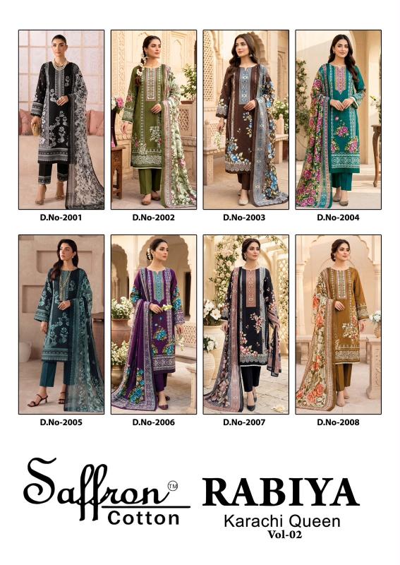 Saffron rabiya vol 2 wholesale ladies dress material suppliers in pune